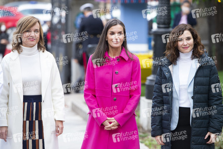 Königin Letzia besucht das Hospital del Niño Jesús in Madrid