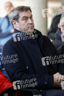 Pressetermin mit Markus Söder auf der Zugspitze in Garmisch-Partenkirchen