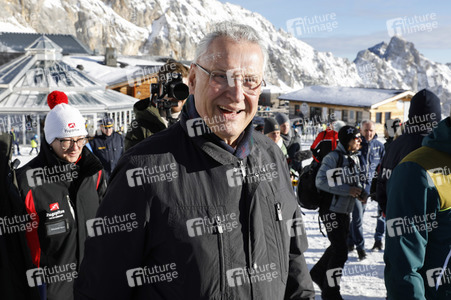 Pressetermin mit Markus Söder auf der Zugspitze in Garmisch-Partenkirchen