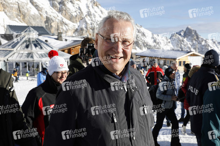 Pressetermin mit Markus Söder auf der Zugspitze in Garmisch-Partenkirchen