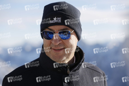 Pressetermin mit Markus Söder auf der Zugspitze in Garmisch-Partenkirchen