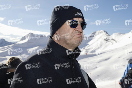 Pressetermin mit Markus Söder auf der Zugspitze in Garmisch-Partenkirchen