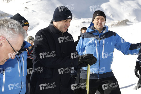 Pressetermin mit Markus Söder auf der Zugspitze in Garmisch-Partenkirchen