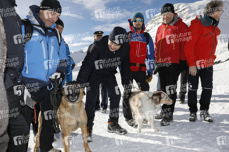 Pressetermin mit Markus Söder auf der Zugspitze in Garmisch-Partenkirchen