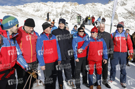 Pressetermin mit Markus Söder auf der Zugspitze in Garmisch-Partenkirchen