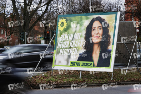 Wahlkampagne zur Wiederholungswahl zum Abgeordnetenhaus in Berlin