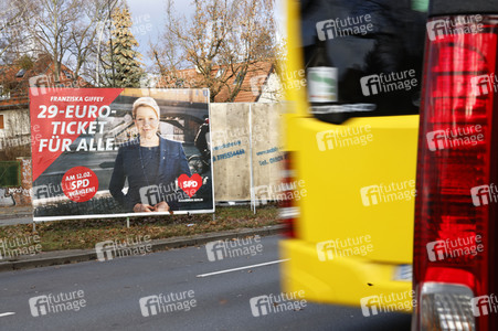 Wahlkampagne zur Wiederholungswahl zum Abgeordnetenhaus in Berlin
