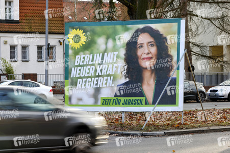 Wahlkampagne zur Wiederholungswahl zum Abgeordnetenhaus in Berlin