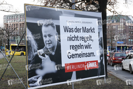 Wahlkampagne zur Wiederholungswahl zum Abgeordnetenhaus in Berlin