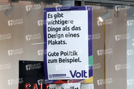 Wahlkampagne zur Wiederholungswahl zum Abgeordnetenhaus in Berlin