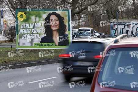 Wahlkampagne zur Wiederholungswahl zum Abgeordnetenhaus in Berlin