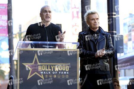 Billy Idol erhält einen Stern auf dem Hollywood Walk of Fame in Los Angeles
