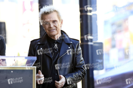 Billy Idol erhält einen Stern auf dem Hollywood Walk of Fame in Los Angeles