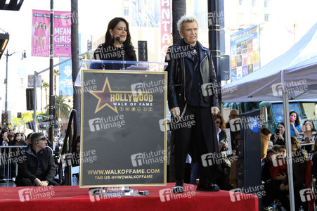 Billy Idol erhält einen Stern auf dem Hollywood Walk of Fame in Los Angeles