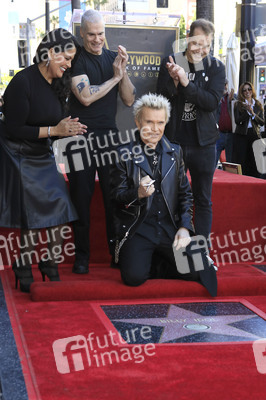 Billy Idol erhält einen Stern auf dem Hollywood Walk of Fame in Los Angeles