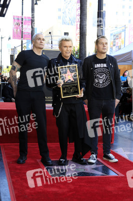 Billy Idol erhält einen Stern auf dem Hollywood Walk of Fame in Los Angeles