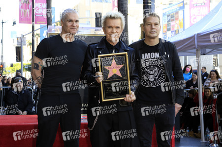 Billy Idol erhält einen Stern auf dem Hollywood Walk of Fame in Los Angeles