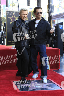 Billy Idol erhält einen Stern auf dem Hollywood Walk of Fame in Los Angeles