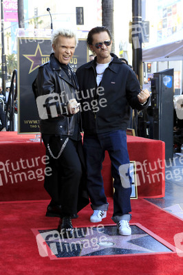 Billy Idol erhält einen Stern auf dem Hollywood Walk of Fame in Los Angeles