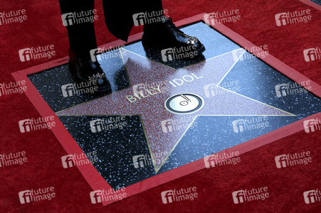 Billy Idol erhält einen Stern auf dem Hollywood Walk of Fame in Los Angeles
