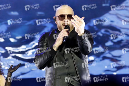 Auftritt von Pitbull in Los Angeles