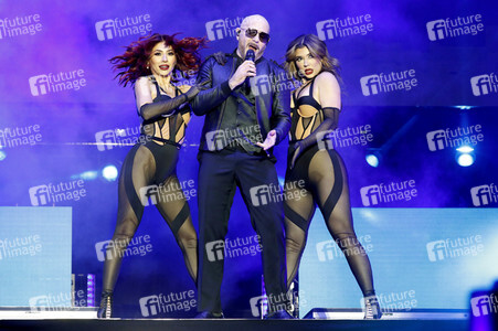 Auftritt von Pitbull in Los Angeles