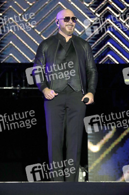 Auftritt von Pitbull in Los Angeles