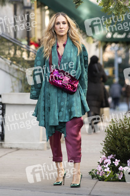 Dreharbeiten 'And Just Like That …' in New York
