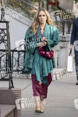 Dreharbeiten 'And Just Like That …' in New York
