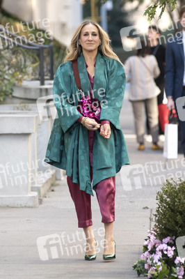 Dreharbeiten 'And Just Like That …' in New York