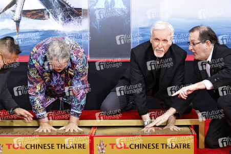 Hand and Footprint Ceremony mit James Cameron und Jon Landau in Los Angeles