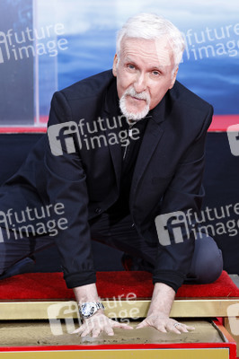 Hand and Footprint Ceremony mit James Cameron und Jon Landau in Los Angeles