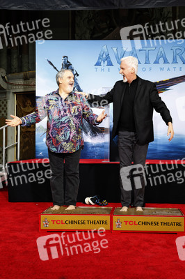 Hand and Footprint Ceremony mit James Cameron und Jon Landau in Los Angeles