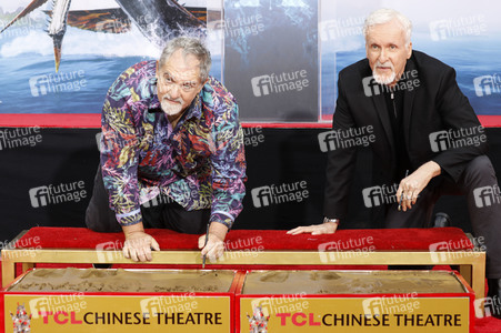 Hand and Footprint Ceremony mit James Cameron und Jon Landau in Los Angeles
