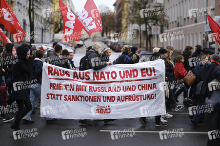 Demonstration zum Jahrestag der Ermordung von Liebknecht und Luxemburg in Berlin