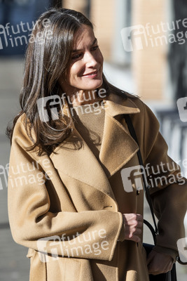 Königin Letizia besucht eine Sitzung der FEDER in Madrid
