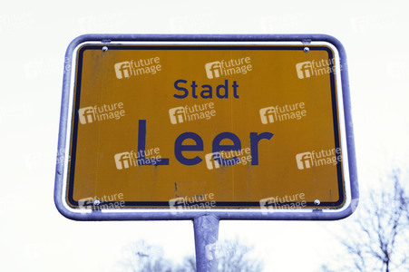 Ortstafel Stadt Leer