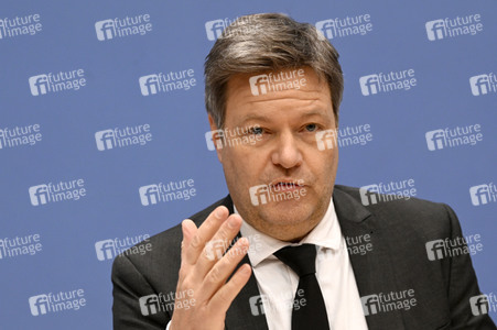 Bundespressekonferenz Vorstellung des Jahreswirtschaftsberichts 2023 in Berlin