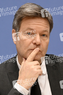 Bundespressekonferenz Vorstellung des Jahreswirtschaftsberichts 2023 in Berlin