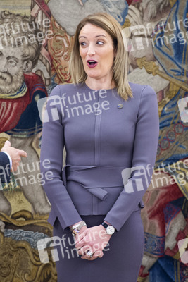 Empfang für Roberta Metsola in Madrid