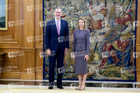 Empfang für Roberta Metsola in Madrid