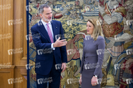 Empfang für Roberta Metsola in Madrid