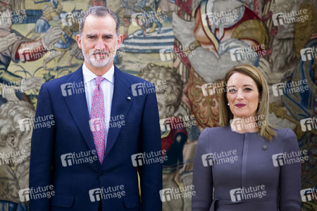 Empfang für Roberta Metsola in Madrid
