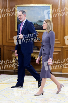 Empfang für Roberta Metsola in Madrid