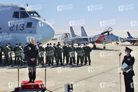 Jens Stoltenberg besucht die Iruma Air Base in Sayama
