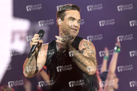 Konzert von Robbie Williams in Düsseldorf
