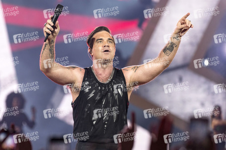 Konzert von Robbie Williams in Düsseldorf