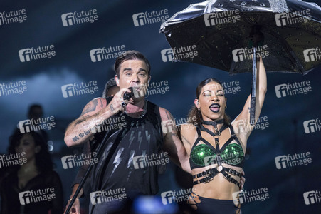 Konzert von Robbie Williams in Düsseldorf