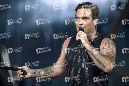 Konzert von Robbie Williams in Düsseldorf