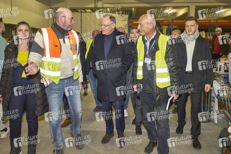 Spendensammelstelle für die Erdbebenopfer in Hannover